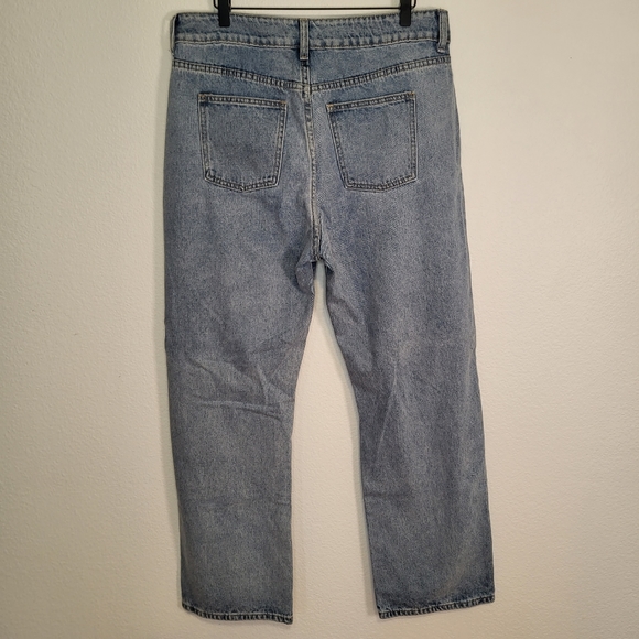 NWT Fashion Nova Bend The Rules Slouch Fit Distressed Jeans size 13 - Picture 2 of 6